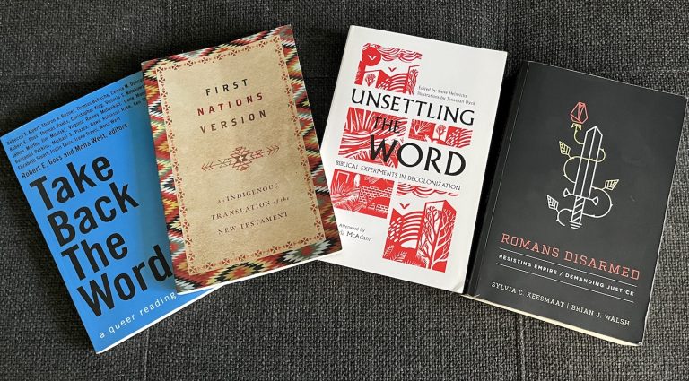 4 books looking at the bible from the edges